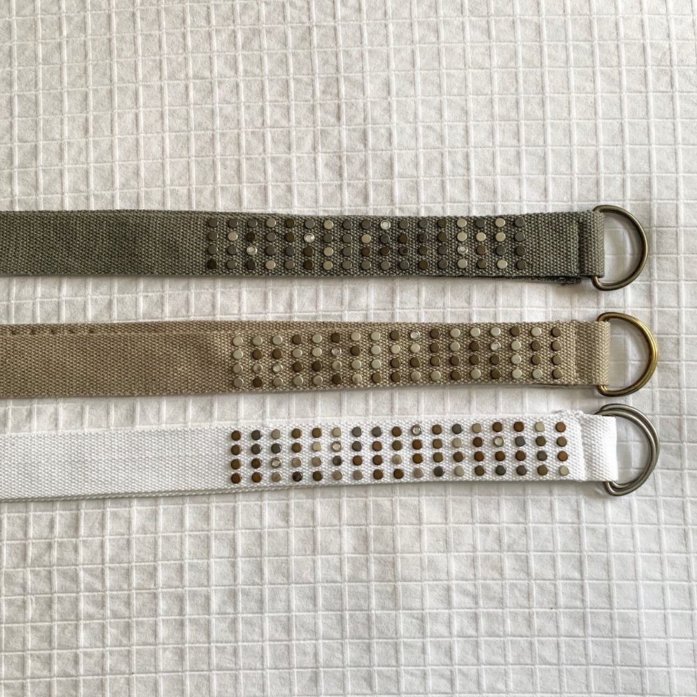 Set of 3 belts